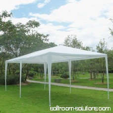 Uenjoy 10'x20' Canopy Party Wedding Tent Event Tent Outdoor Gazebo White 4 Sidewalls